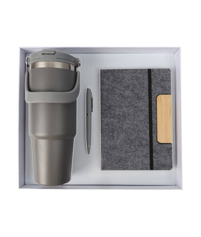 GS07 - Felt Notebook Corporate Gift Set